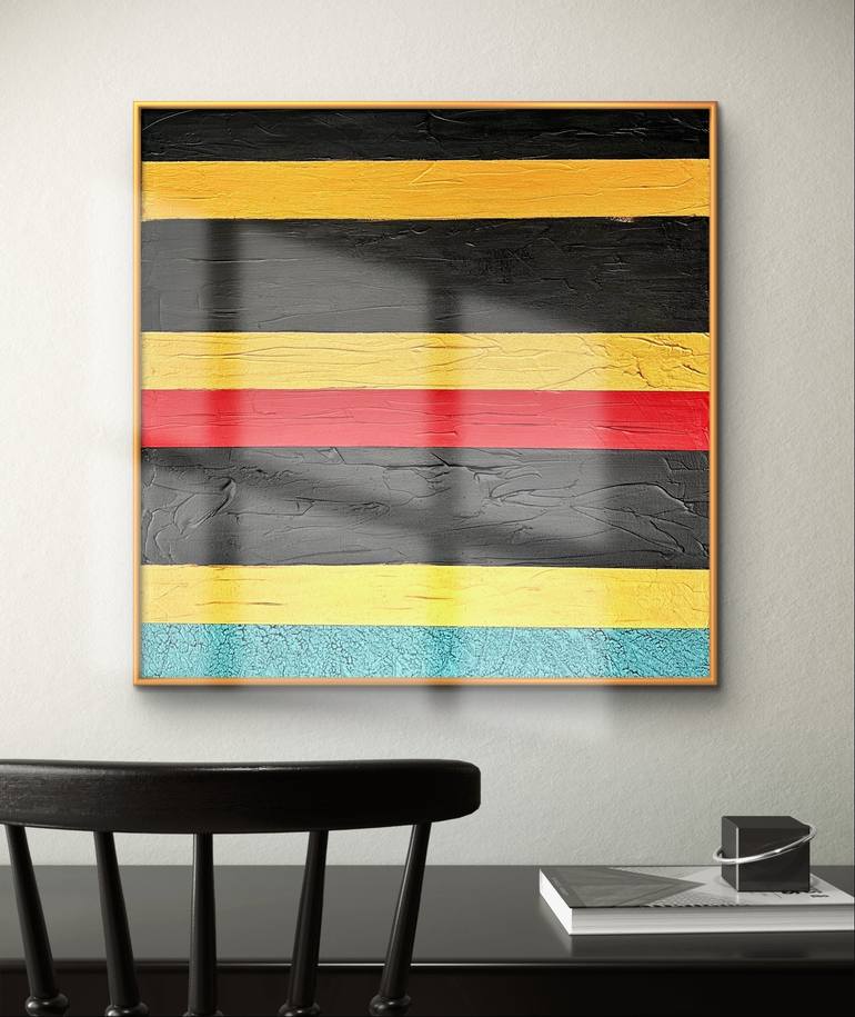 Original Minimalism Abstract Painting by Anas Sokolow