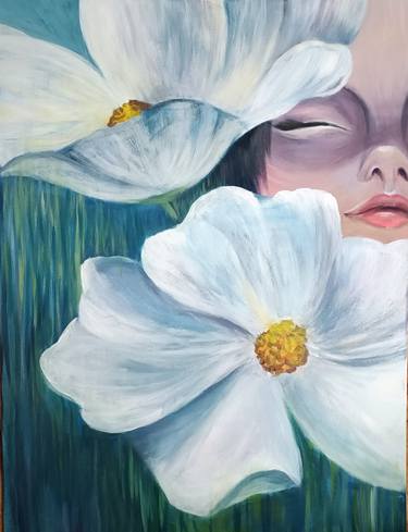 Original Classicism Women Paintings by Elena Gotovtseva