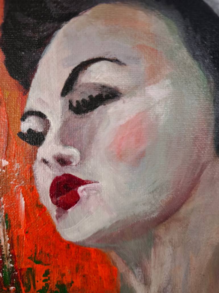Original Figurative Women Painting by Elena Gotovtseva