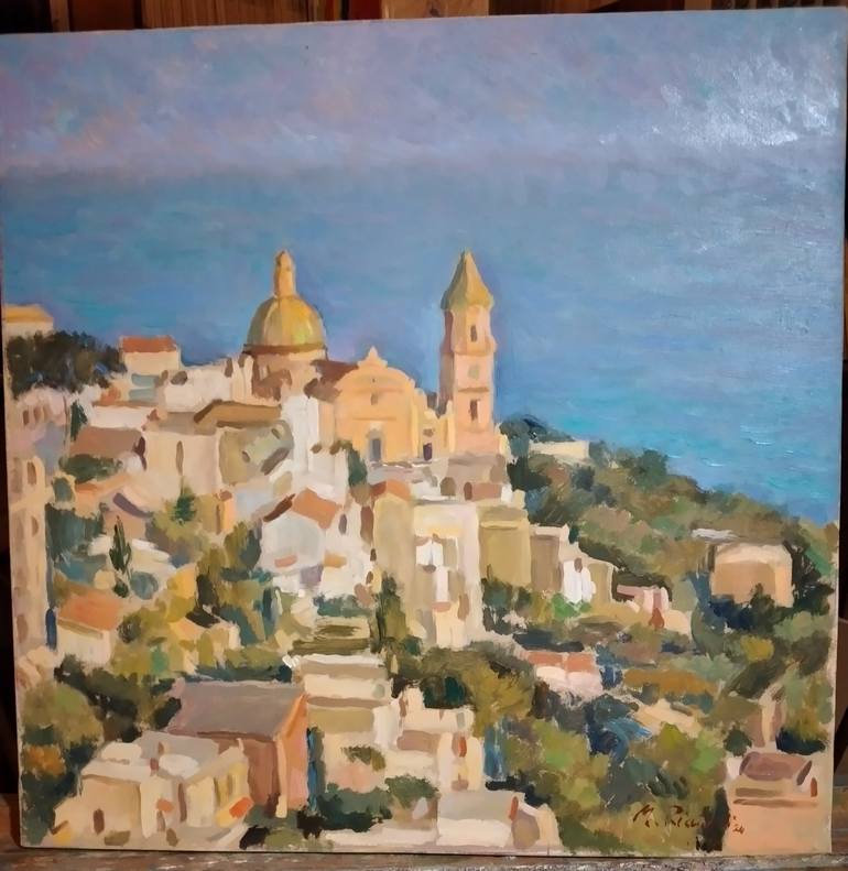 Original Figurative Landscape Paintings by Massimo Ricciardi