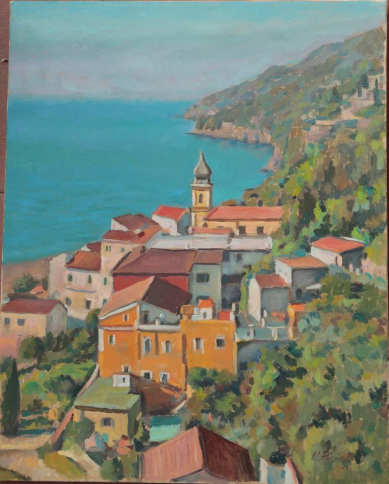 Original Figurative Landscape Paintings by Massimo Ricciardi
