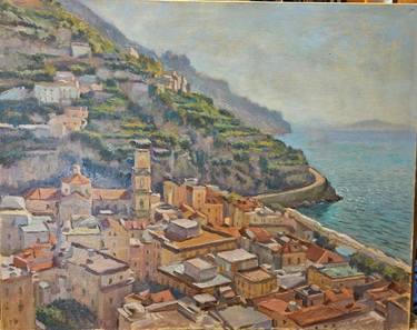 Original Installation Art Landscape Paintings by Massimo Ricciardi