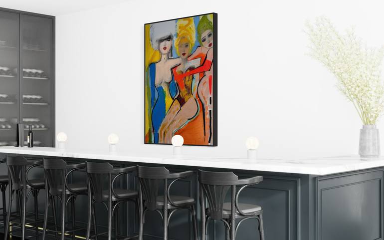 Original Figurative People Painting by Eda Groneberg