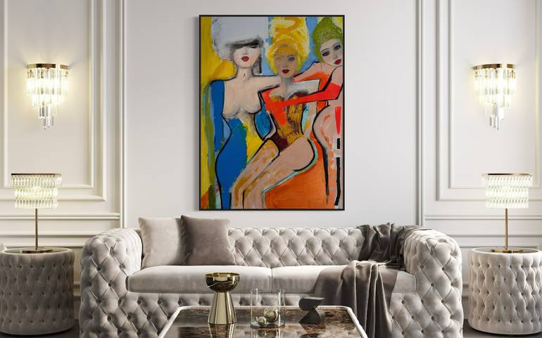 Original Figurative People Painting by Eda Groneberg