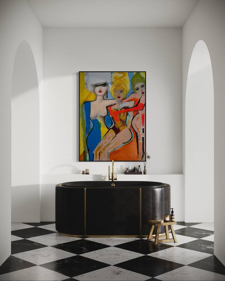 Original Figurative People Painting by Eda Groneberg
