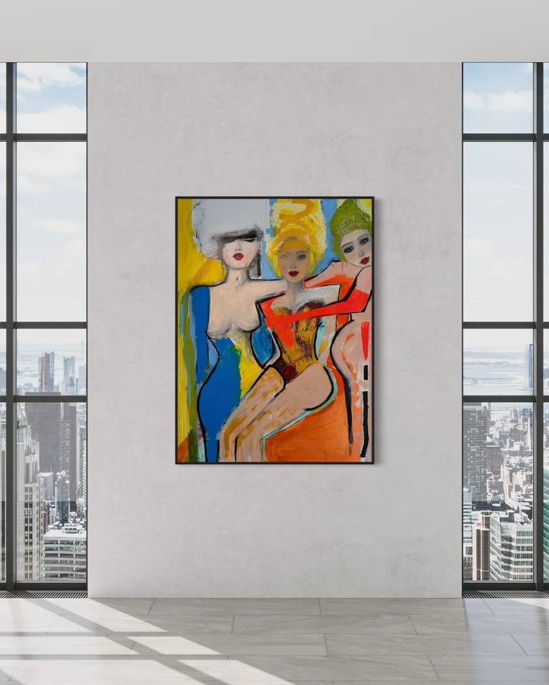 Original Figurative People Painting by Eda Groneberg