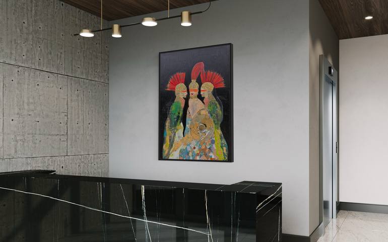 Original Figurative Abstract Painting by Eda Groneberg
