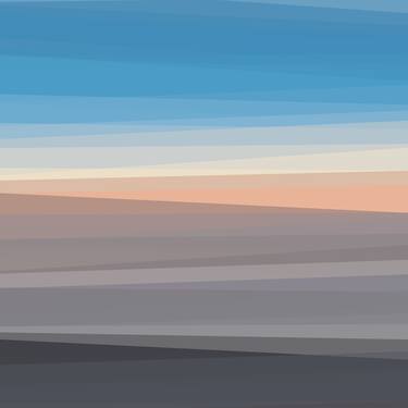 Original Abstract Landscape Digital by Hector Santizo