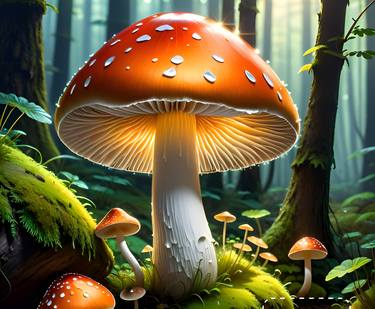 Original Digital Art Garden Digital by Taofeek Bello