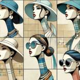 Elongated Mosaic Chic - Fashion Mosaic by Sabrina Jones