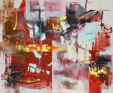 Original Abstract Expressionism Abstract Painting by Trujillo Artgallery