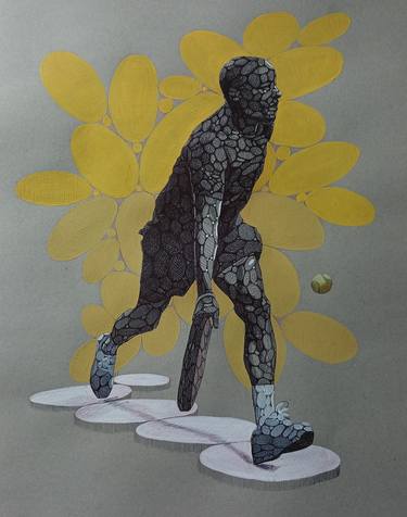 Original Figurative Men Drawings by Damola Adeyemo