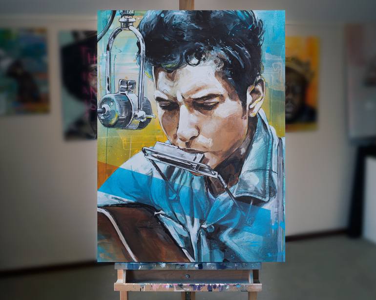 Original Impressionism Pop Culture/Celebrity Painting by Gallery Kauffeld