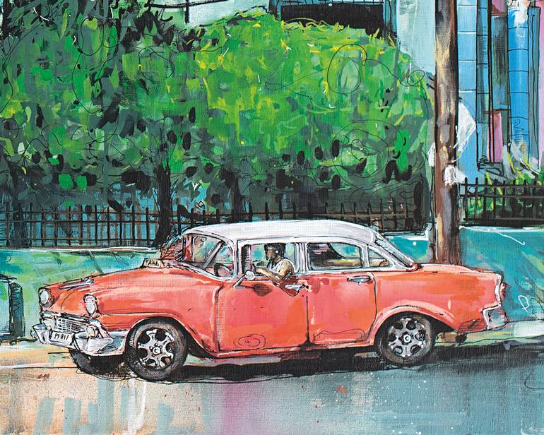 Original Impressionism Cities Painting by Gallery Kauffeld