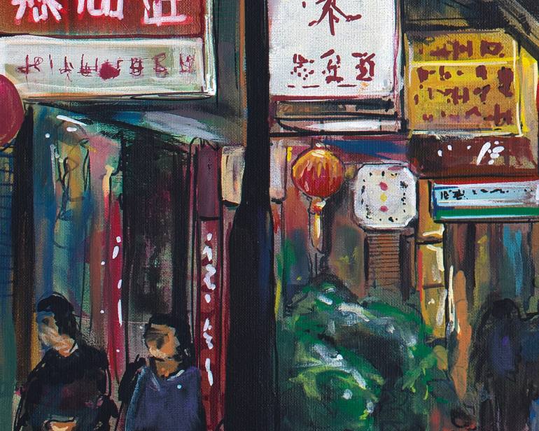 Original Impressionism Cities Painting by Gallery Kauffeld