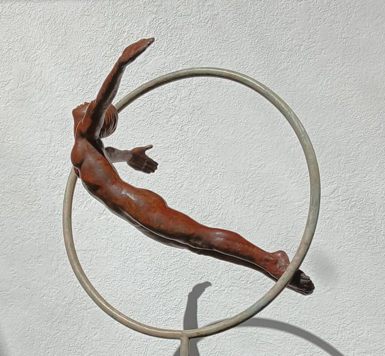 Original Figurative Sports Sculpture by Stephen Landis