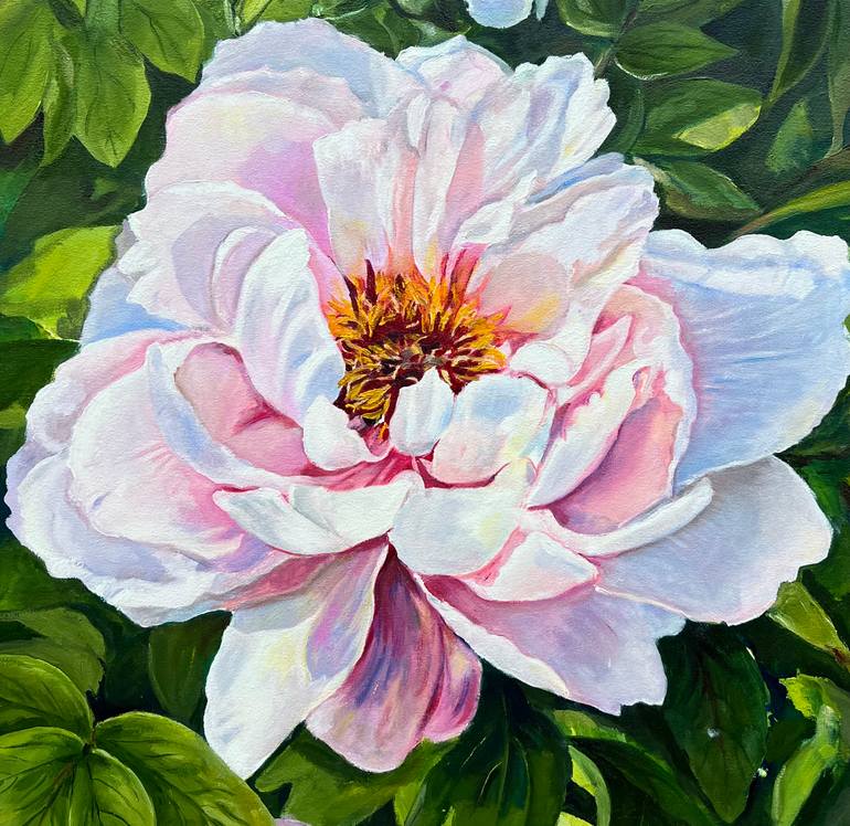 Original Photorealism Floral Painting by Nataliia Martseniuk