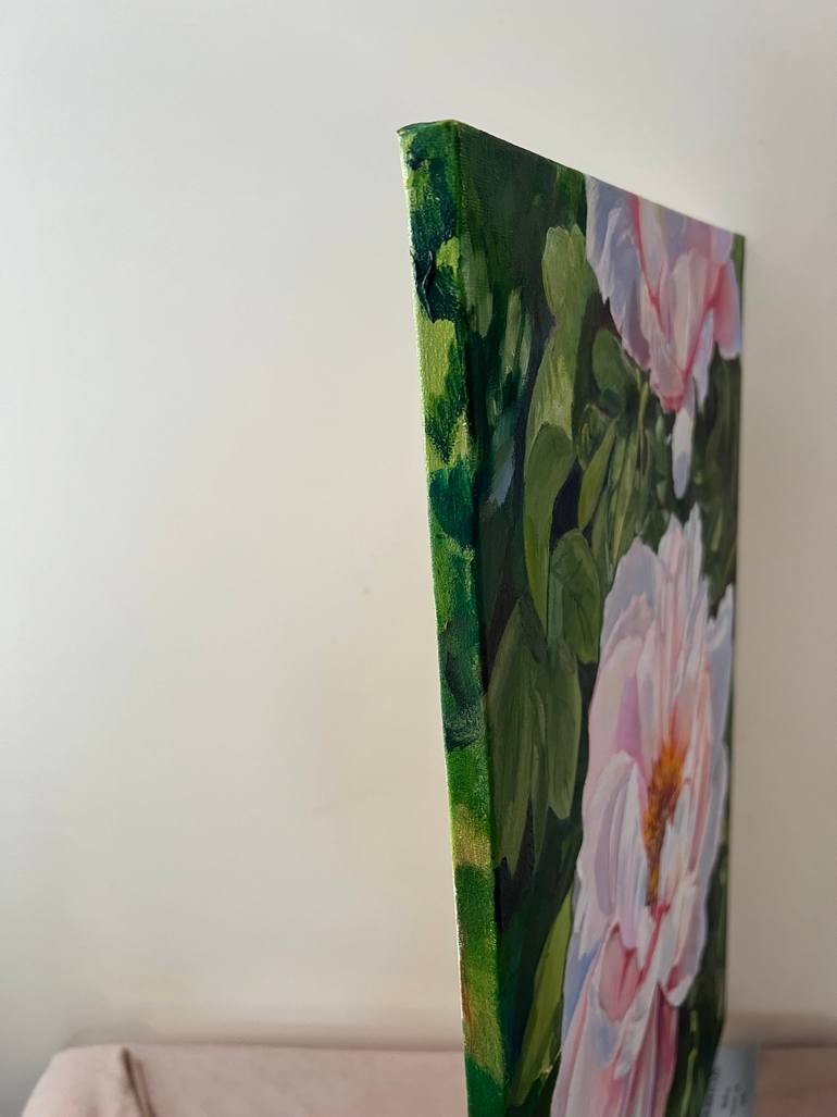 Original Photorealism Floral Painting by Nataliia Martseniuk