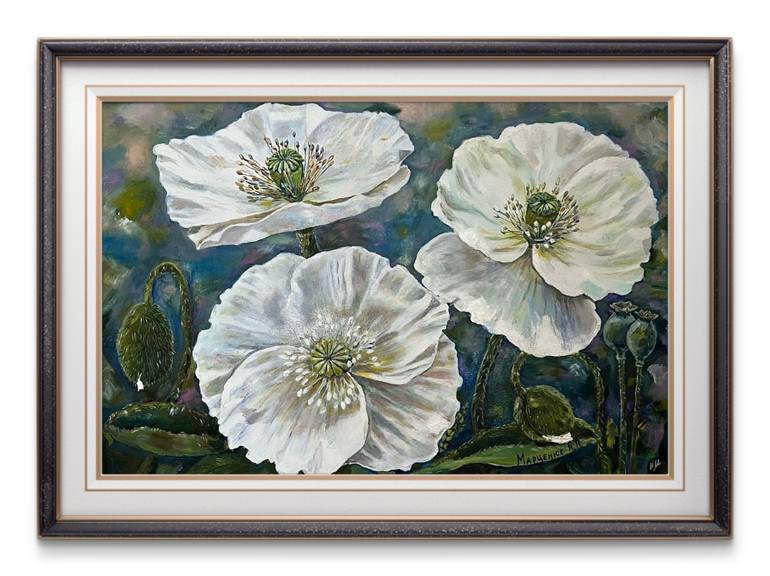 Original Realism Floral Painting by Nataliia Martseniuk