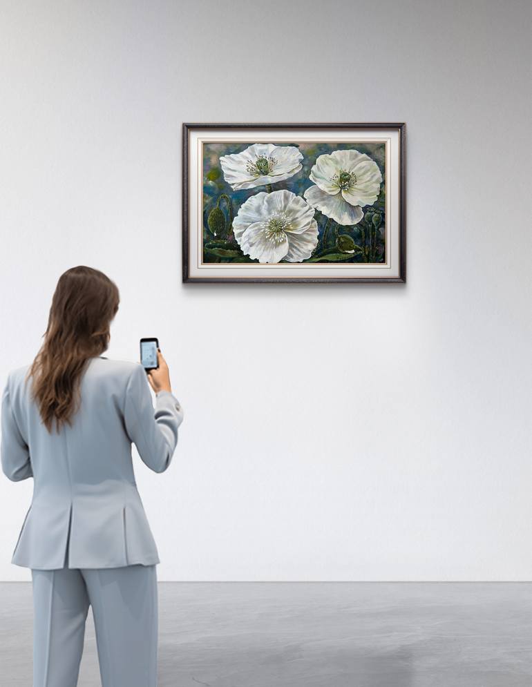 Original Realism Floral Painting by Nataliia Martseniuk