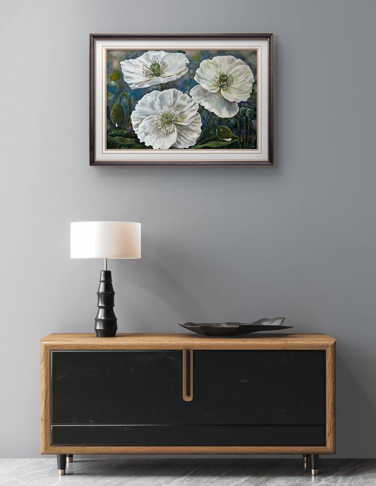 Original Realism Floral Painting by Nataliia Martseniuk