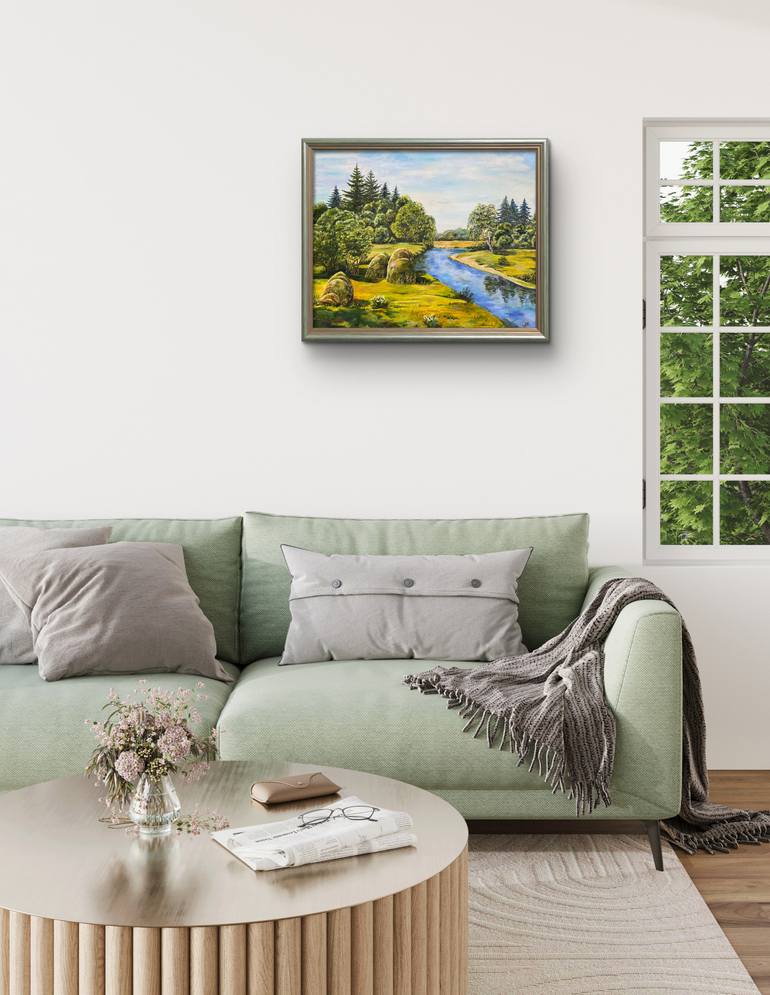 Original Expressionism Nature Painting by Nataliia Martseniuk