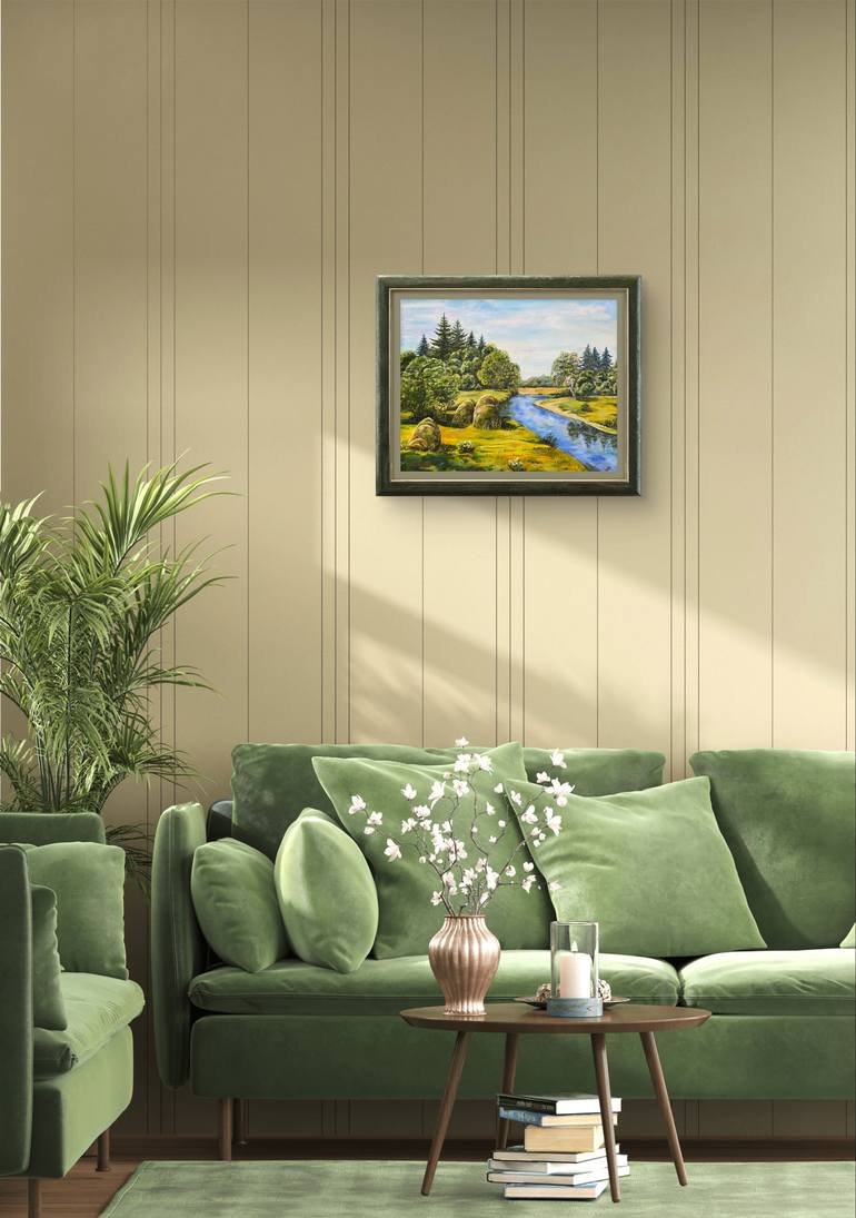 Original Expressionism Nature Painting by Nataliia Martseniuk