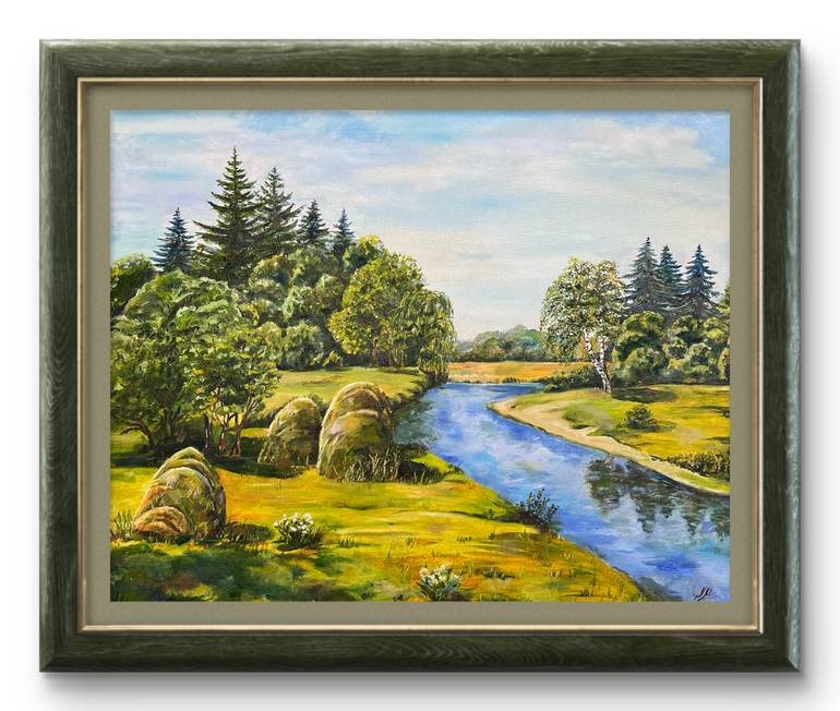 Original Expressionism Nature Painting by Nataliia Martseniuk