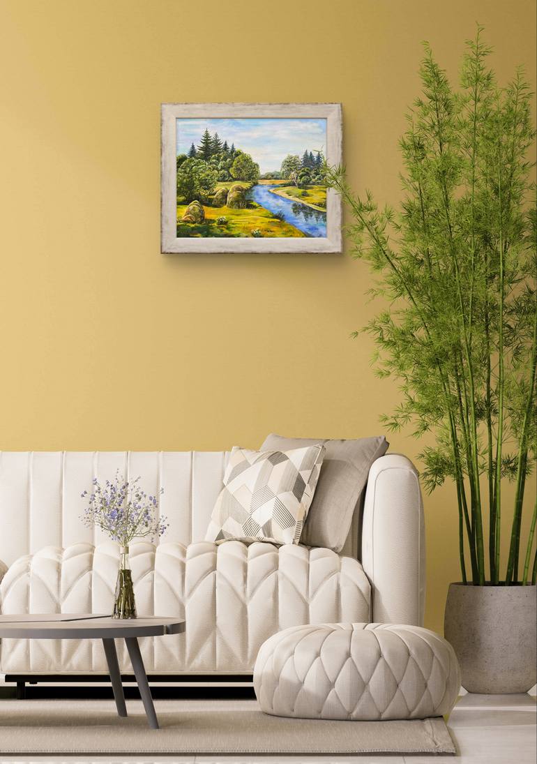 Original Expressionism Nature Painting by Nataliia Martseniuk