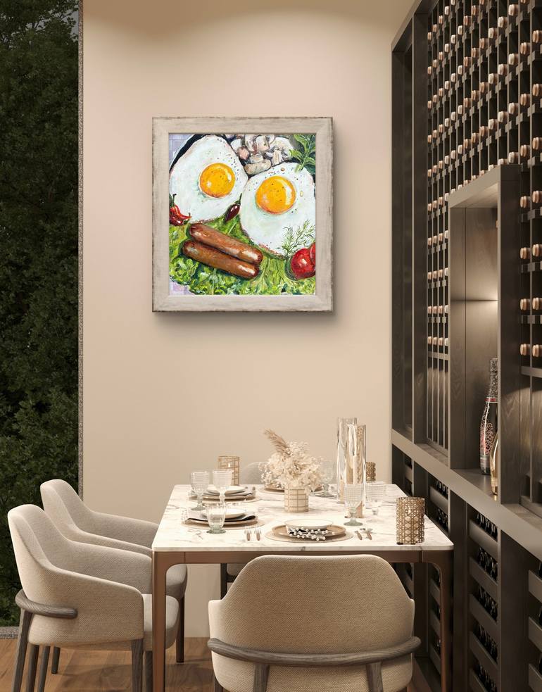 Original Photorealism Food & Drink Painting by Nataliia Martseniuk