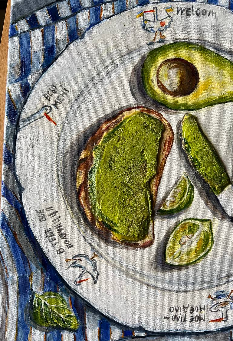 Original Realism Food & Drink Painting by Nataliia Martseniuk