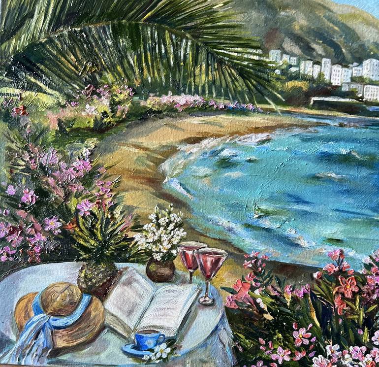 Original Impressionism Landscape Painting by Nataliia Martseniuk