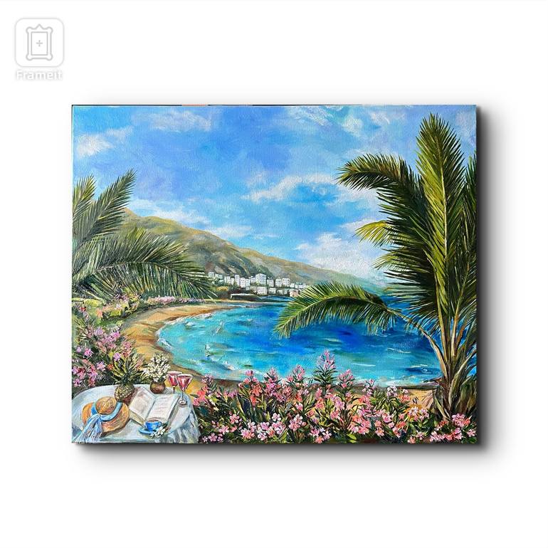 Original Impressionism Landscape Painting by Nataliia Martseniuk