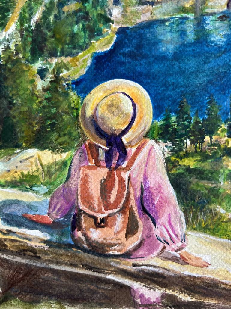 Original Impressionism Nature Painting by Nataliia Martseniuk
