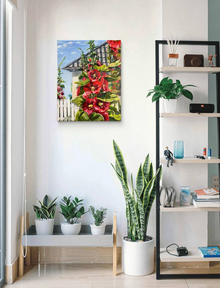 Original Impressionism Floral Painting by Nataliia Martseniuk