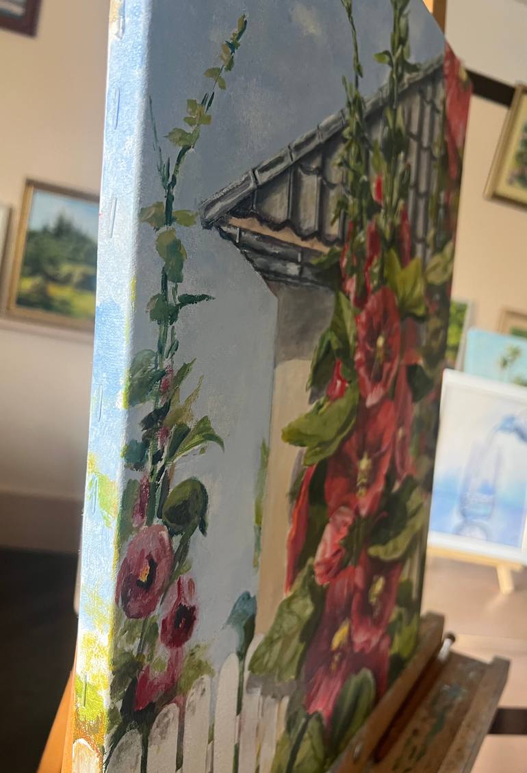 Original Impressionism Floral Painting by Nataliia Martseniuk