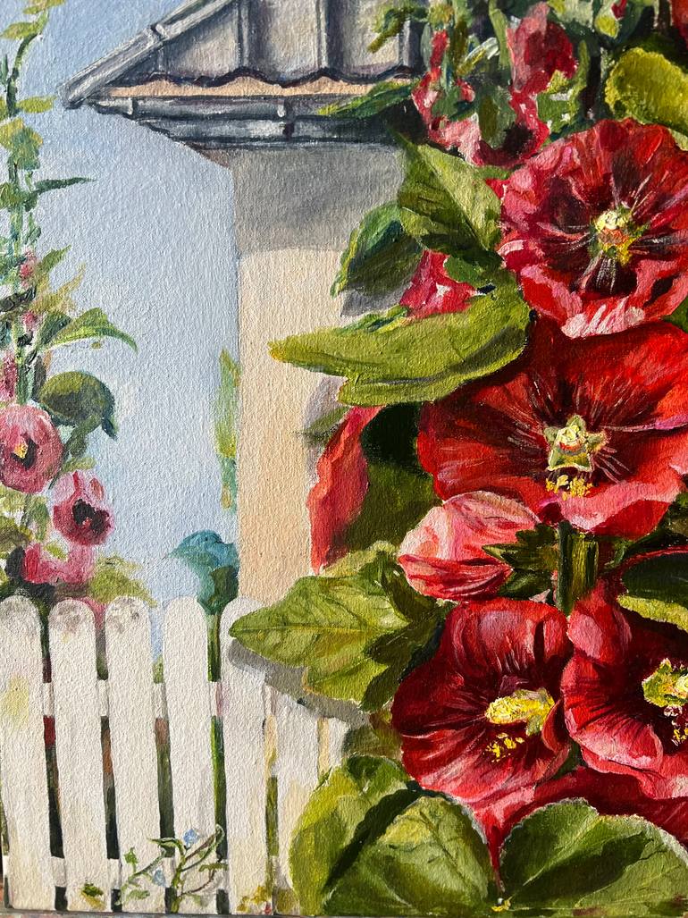 Original Impressionism Floral Painting by Nataliia Martseniuk
