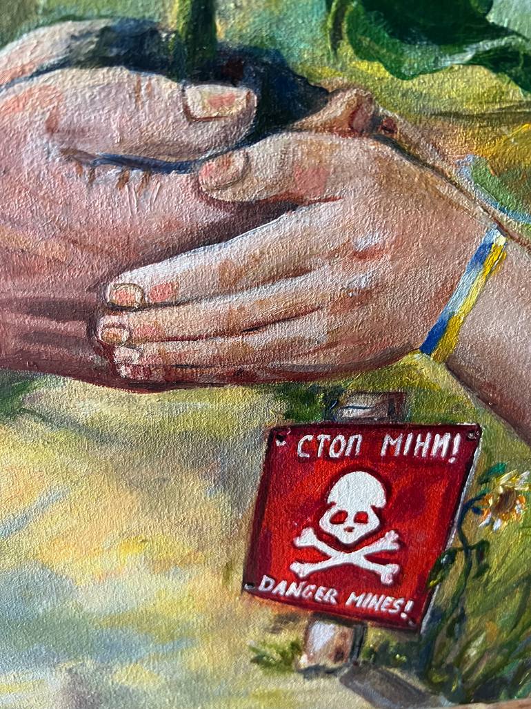 Original Symbolism Family Painting by Nataliia Martseniuk