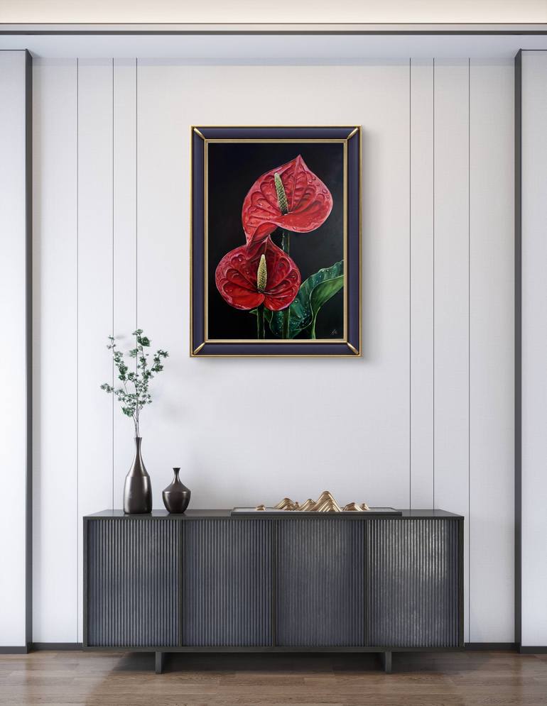Original Photorealism Botanic Painting by Nataliia Martseniuk