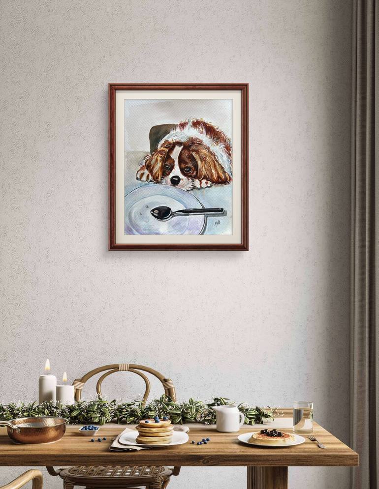 Original Impressionism Animal Painting by Nataliia Martseniuk