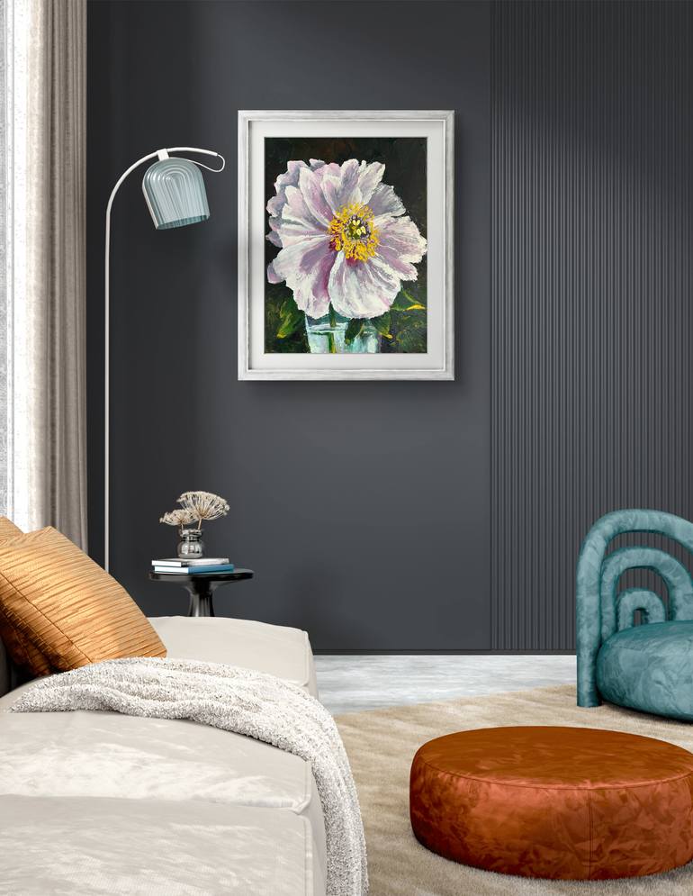 Original Impressionism Floral Painting by Nataliia Martseniuk