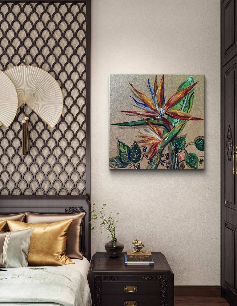Original Impressionism Floral Painting by Nataliia Martseniuk
