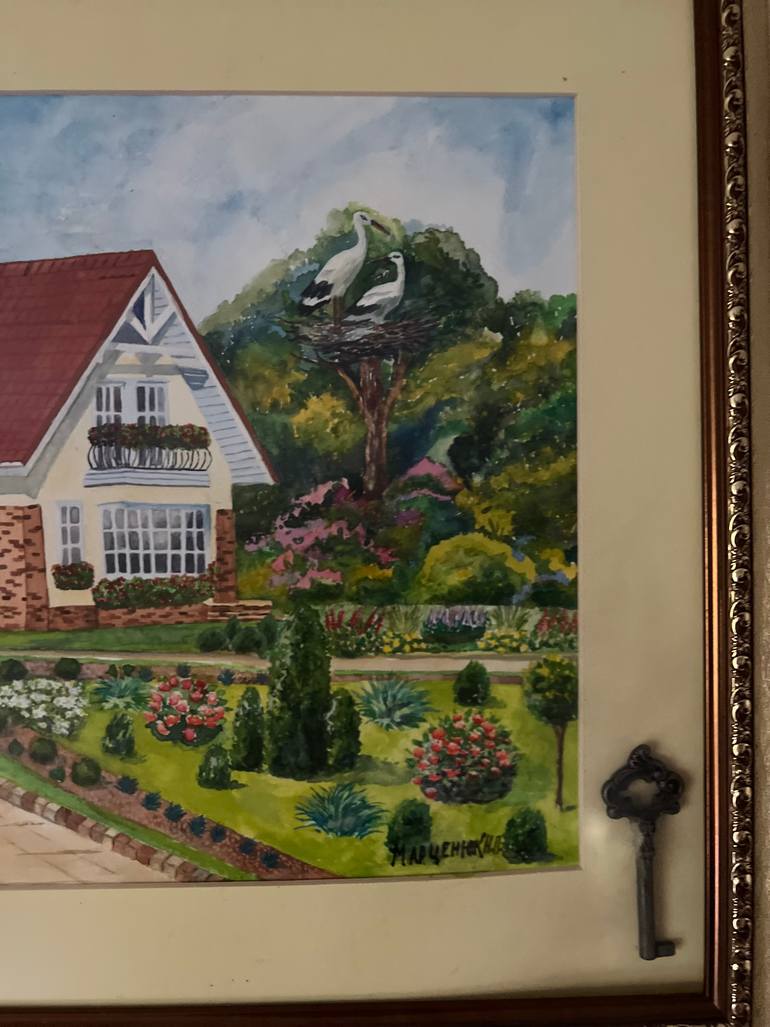 Original Contemporary Home Painting by Nataliia Martseniuk