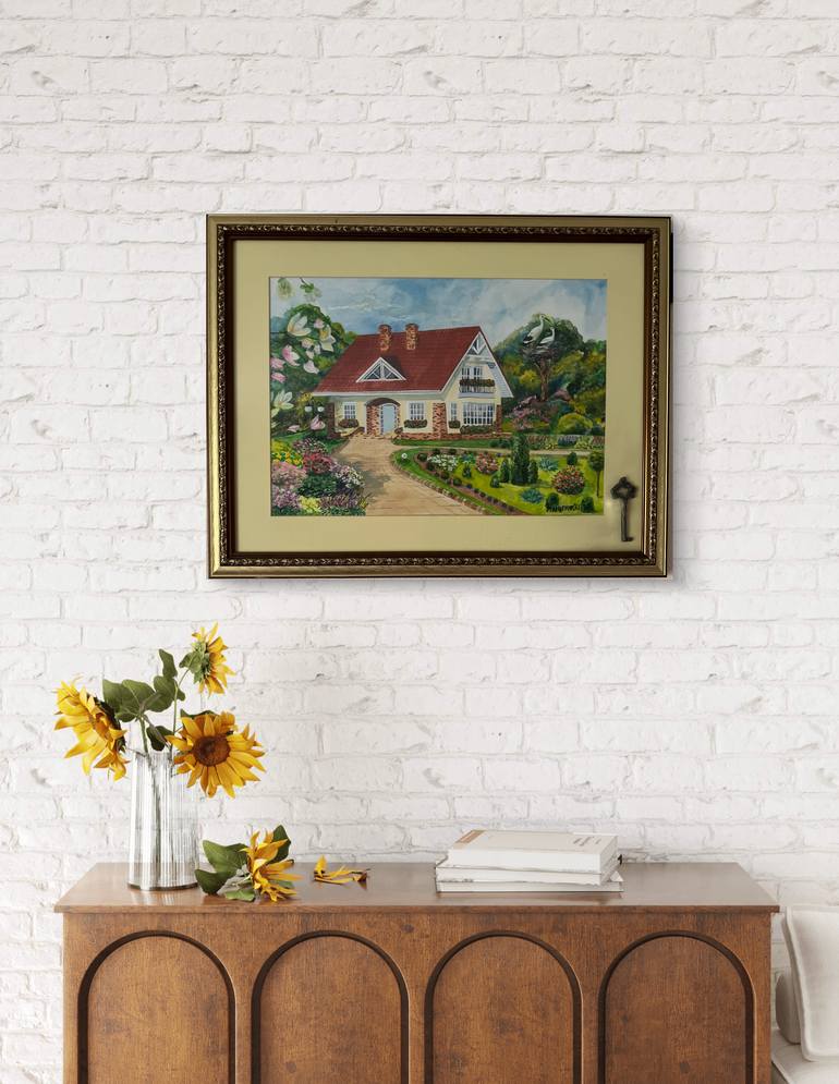 Original Contemporary Home Painting by Nataliia Martseniuk