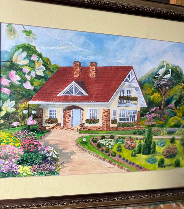 Original Contemporary Home Painting by Nataliia Martseniuk