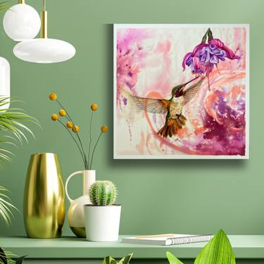 Original Expressionism Nature Painting by Laura Fox-Wallis