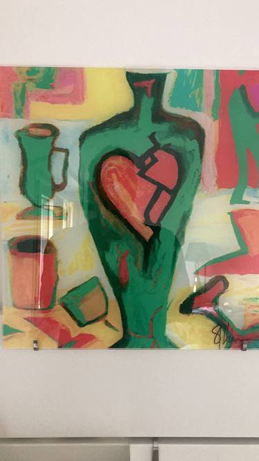Original Symbolism Love Collage by Conrad Heiderer