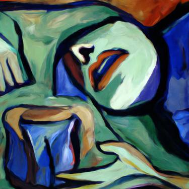 Original Expressionism People Digital by Conrad Heiderer