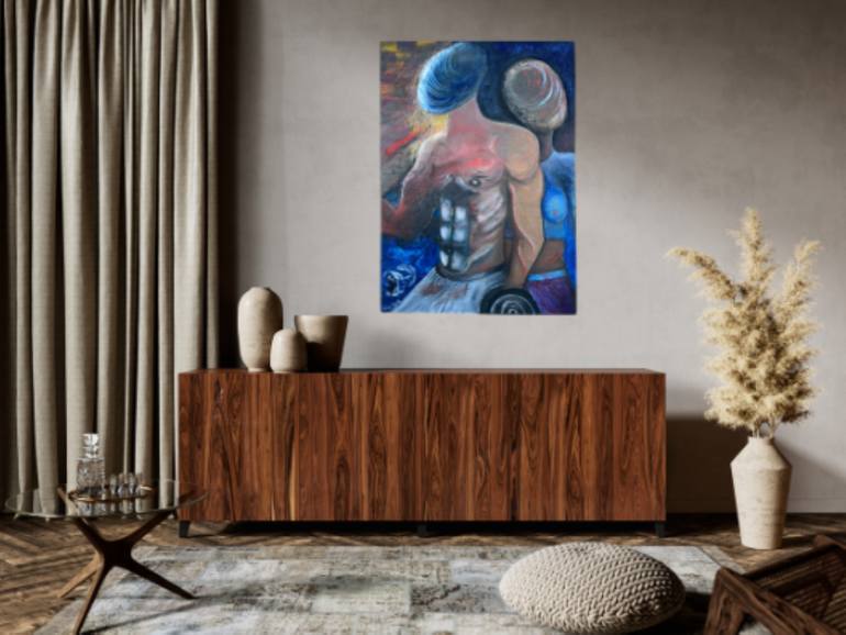 Original Figurative Abstract Painting by Anna Coppola