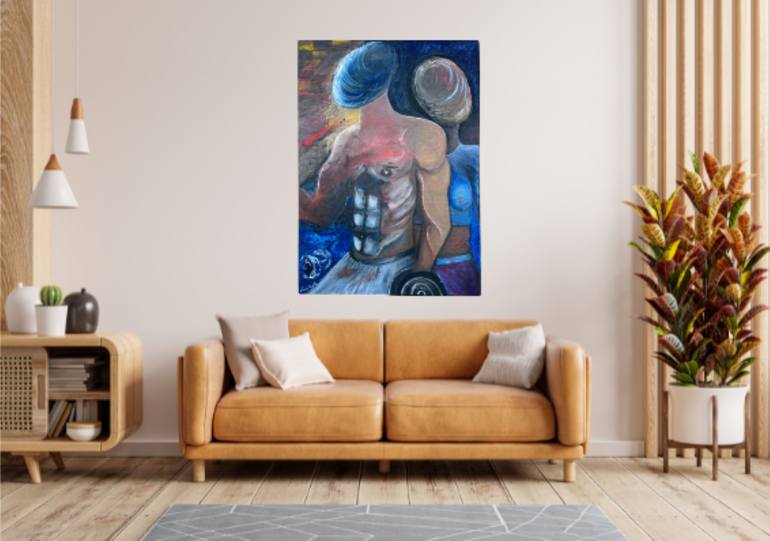 Original Figurative Abstract Painting by Anna Coppola